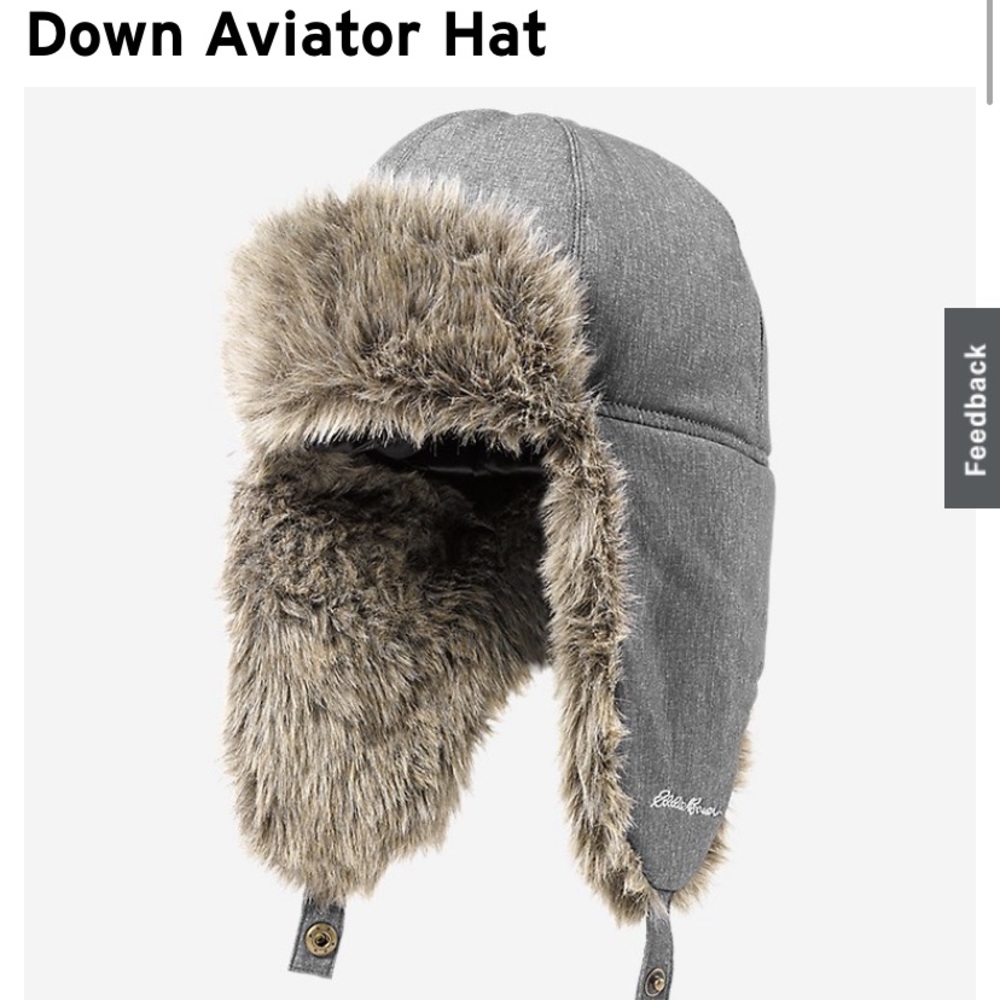 Eddie Bauer Down Aviator Hat